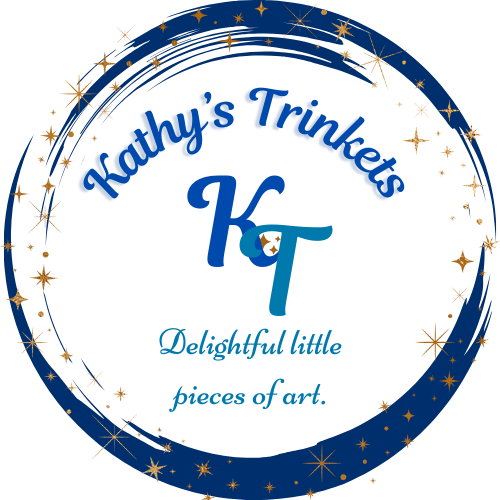 The shop's logo, the name of the shop in a circle